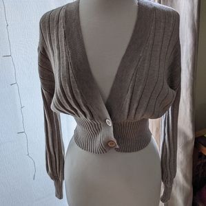 Beige Cropped sweater